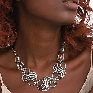 Silver Plated Boheme Style Hand Made Necklace